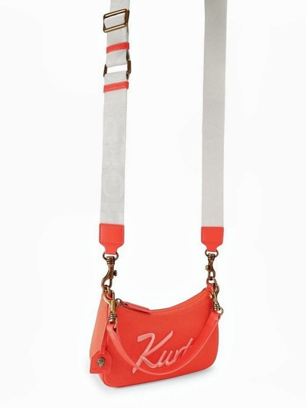 Kurt Geiger NWT Kurt Red White Shoulder Bag